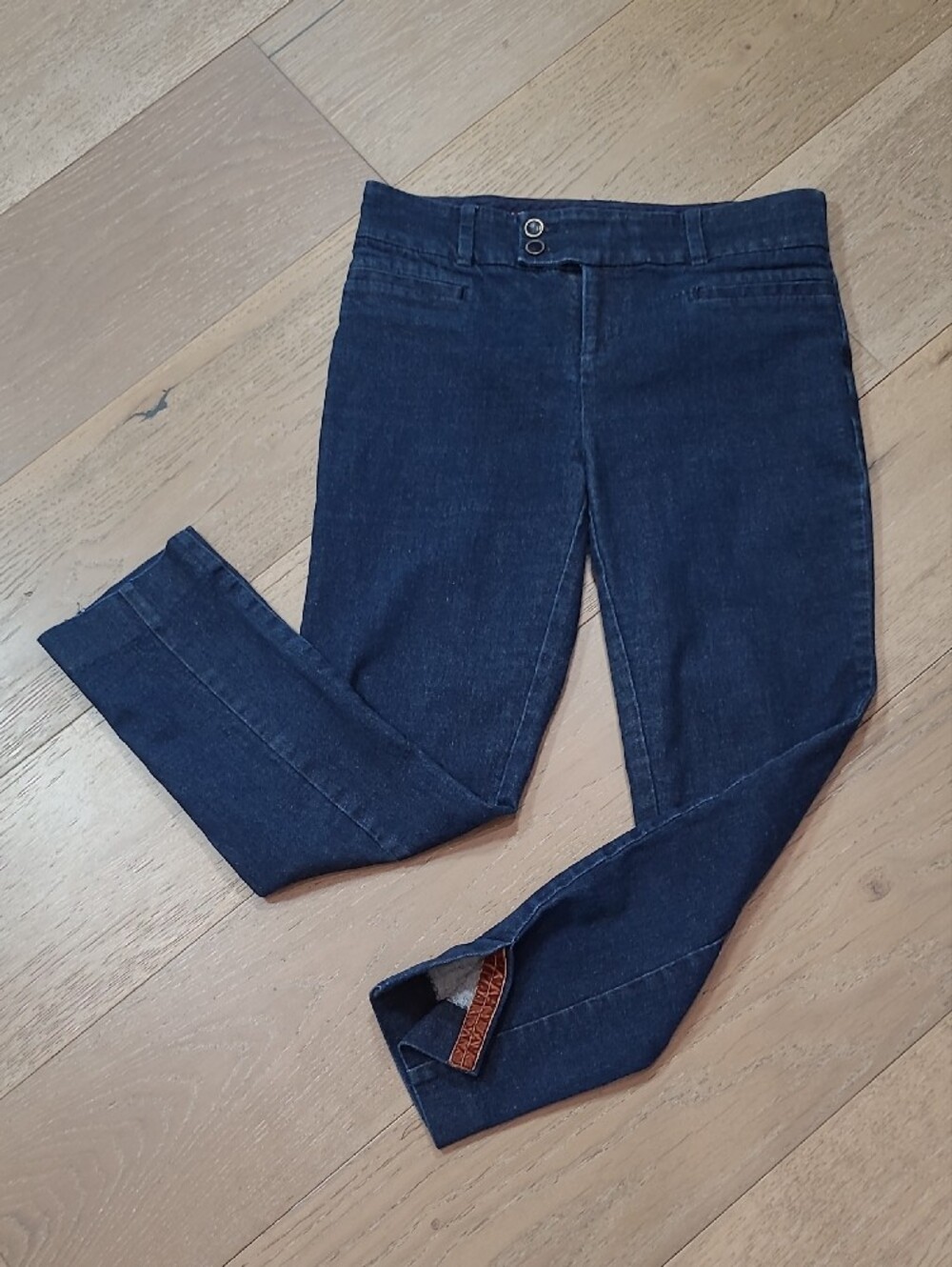 Anthropologie Pants Women's sz 2 Essential Slim Crop Mid Rise Denim Pant